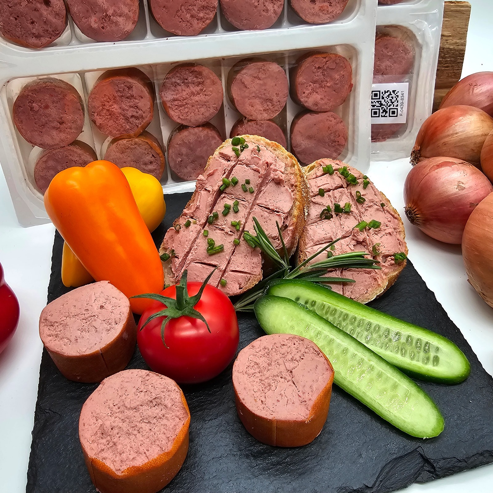 Deli. Leberwurst fein mit Schnittlauch 2x (20x 25g)