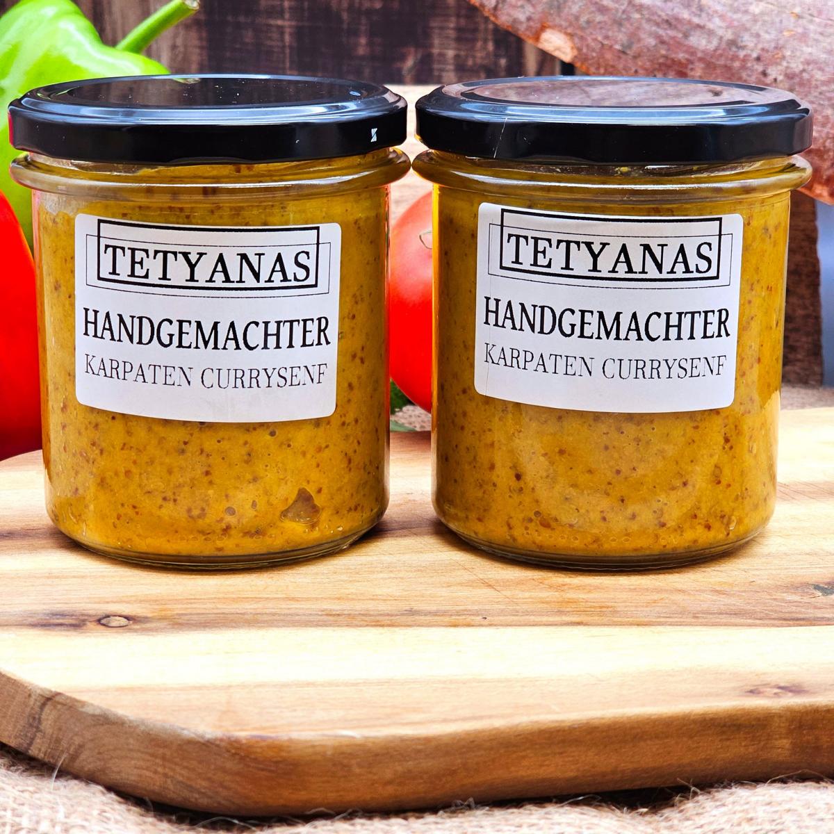 Tetyanas Karpaten Currysenf 2x340g