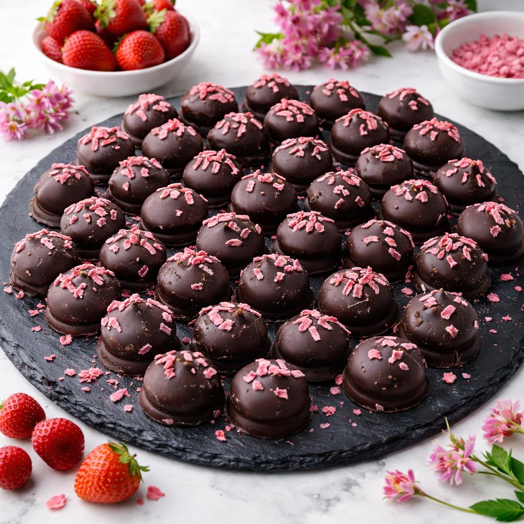 Knusperküsse in Kakaomantel mit Topping 2x350g