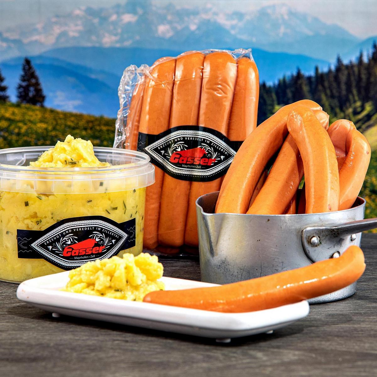 Gasser´s Wiener Würstl 480g & Kartoffelsalat 750g