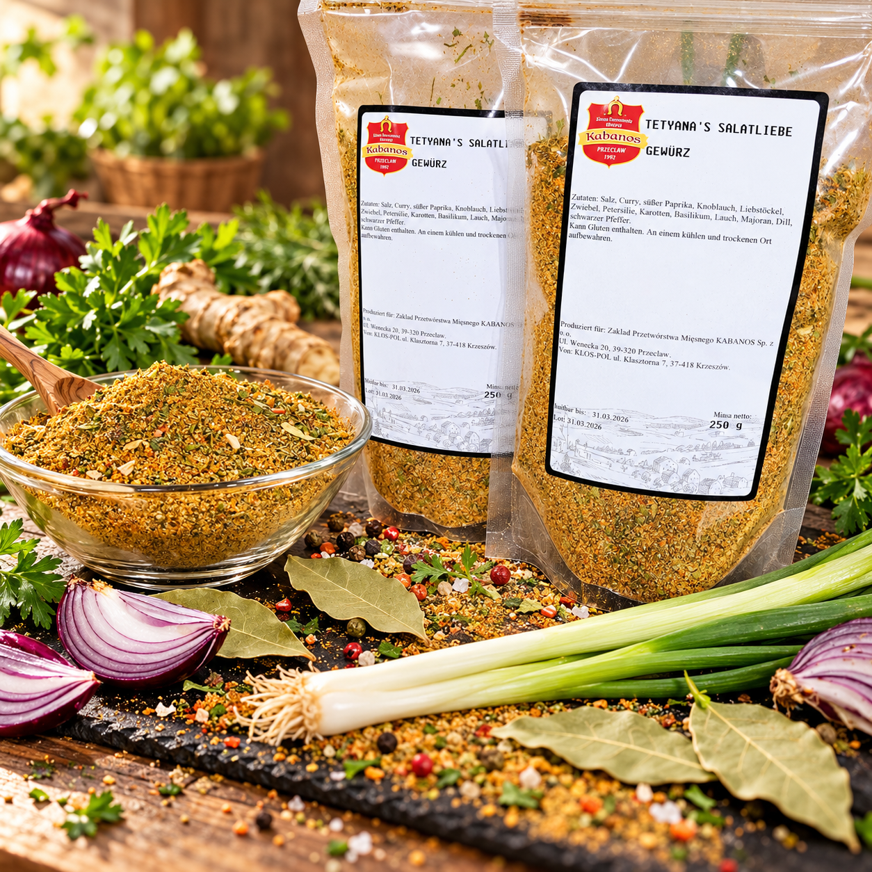 Tetyanas Salatliebe-Gewürz 2x250g