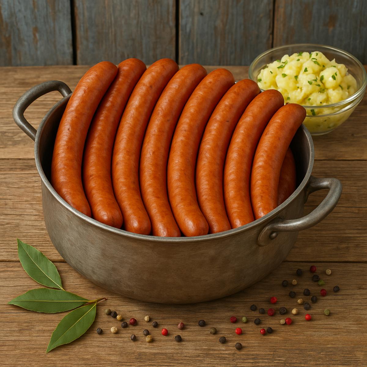 Schinkenwurst im Saitling 8x100g