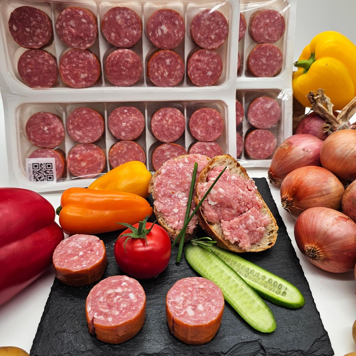 Schinkenmettwurst Zwiebel 2x (20x25g)