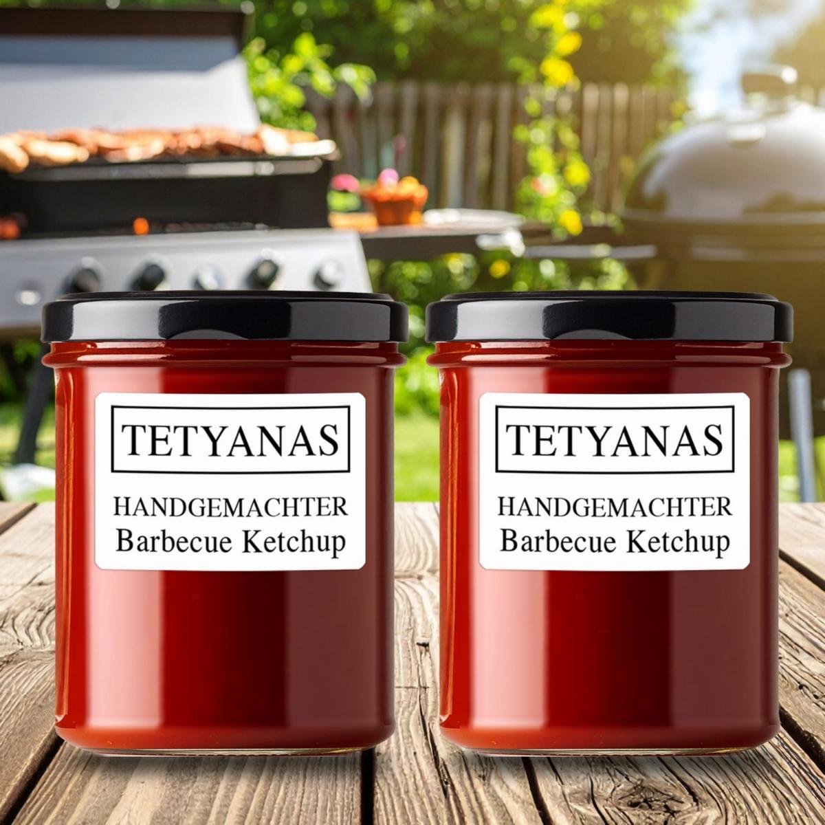 Tetyanas handgemachter BBQ-Ketchup 2x340g