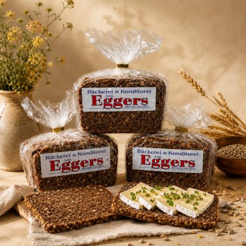 Dunkles Schnittbrot (Schwarzbrot) 3x500g