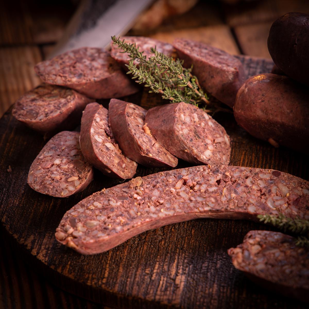 Schlesische Grützwurst - Set bestehend aus: 8 x 125g Grützwurst – 1000g