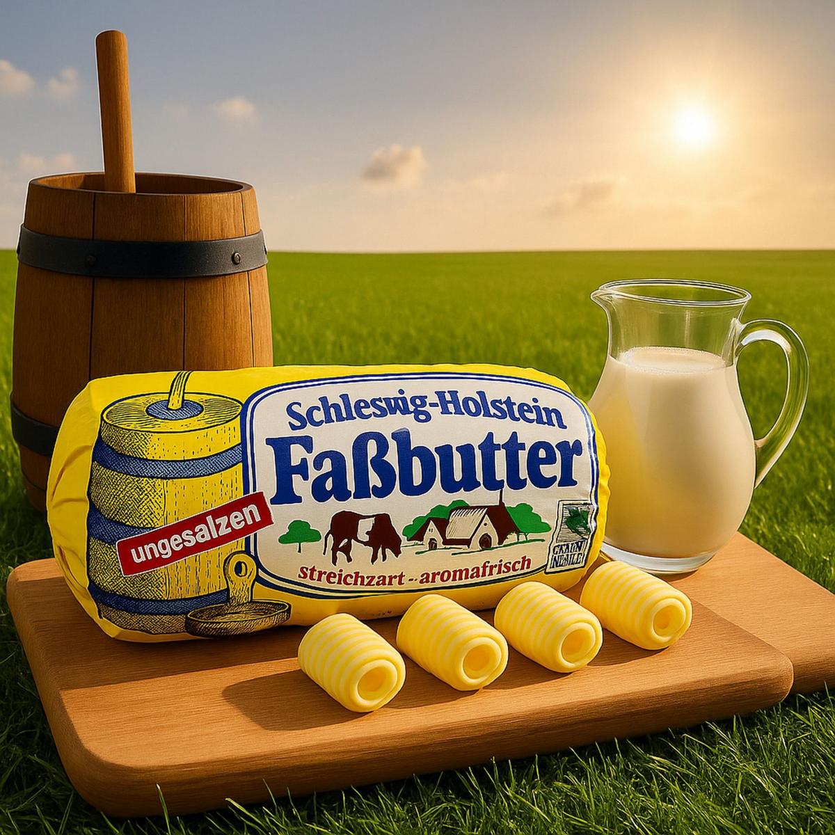 Fassbutter Rolle ungesalzen 500g