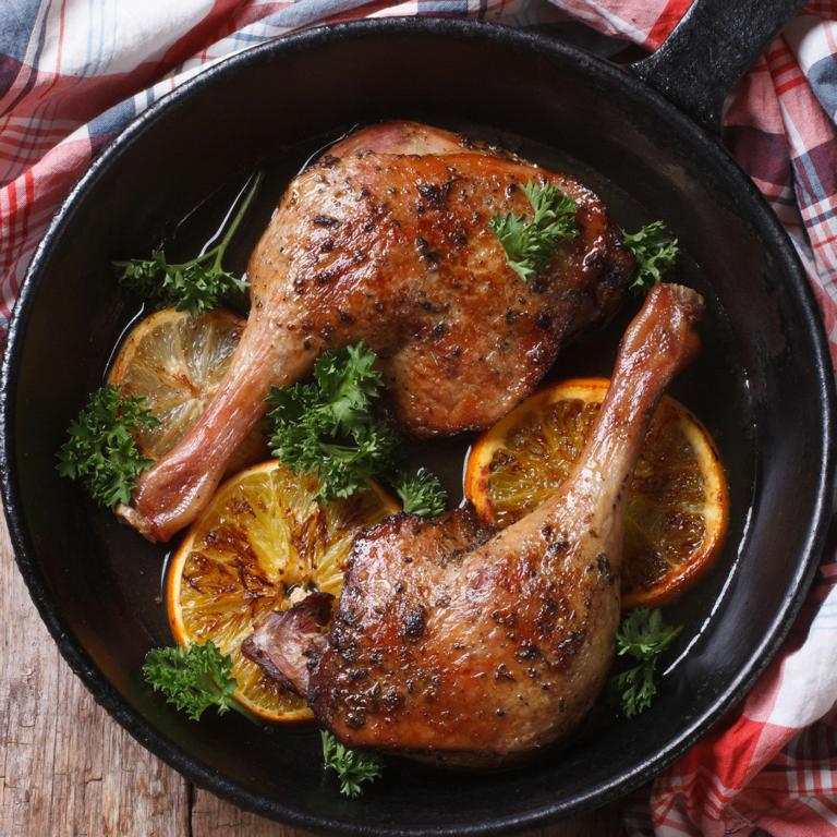 Entenkeulen sous vide mit Soße 900g (2 Stück)