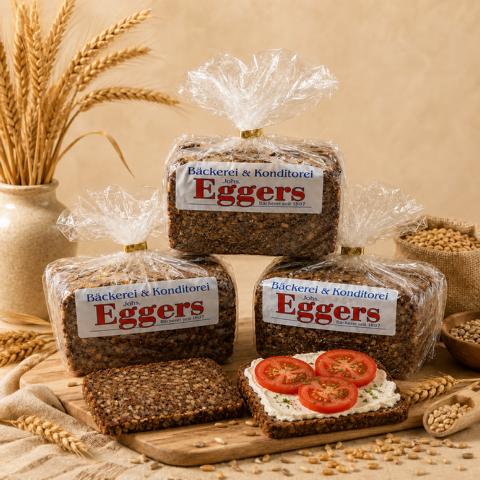 Korn an Korn Brot, geschnitten 3x500g