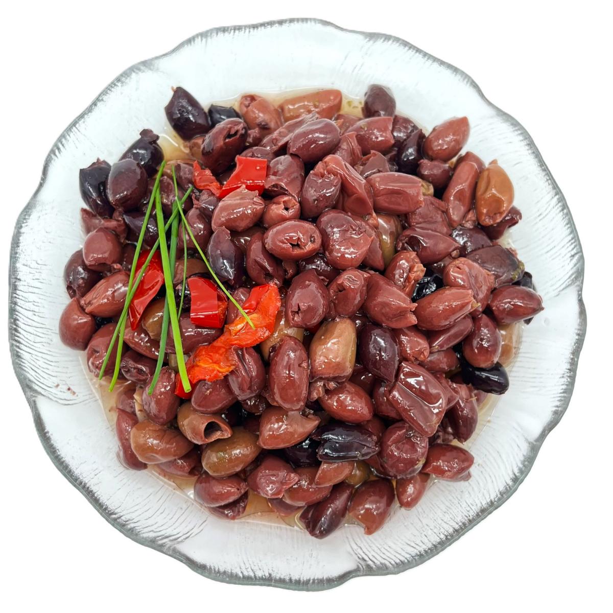 Schwarze Oliven (Olive nere mix) 2x500g