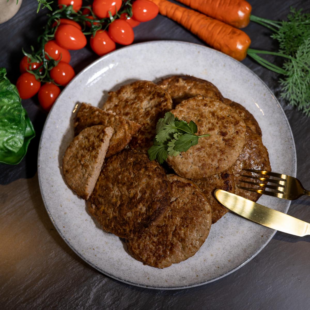 Pfannenfrikadelle ohne Soße 800g – 10x80g