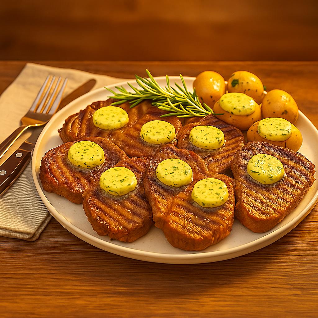 Grillsteak(Schweinekamm) Kräutermarinade 6x140g sous vide