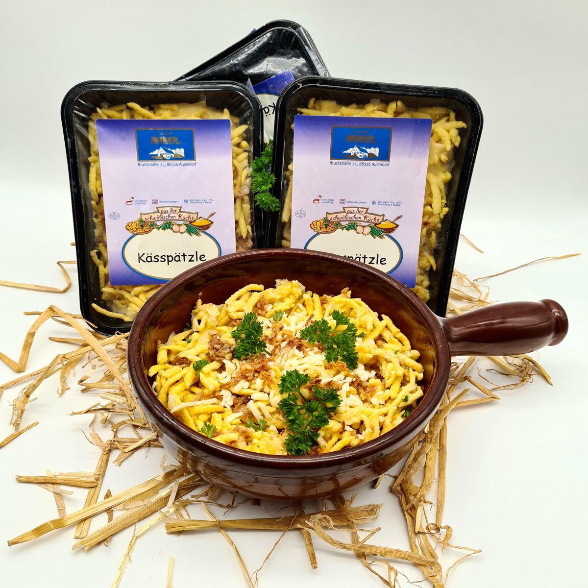 Hausgemachte Allgäuer Käsespätzle 3x350g