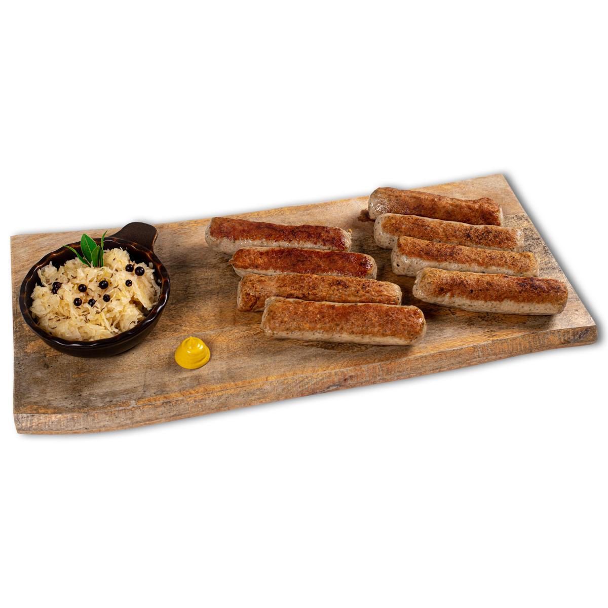 Dürrrohrsdorfer Roster ohne Darm 800g - Set bestehend aus: 8 x 100 g Würstchen