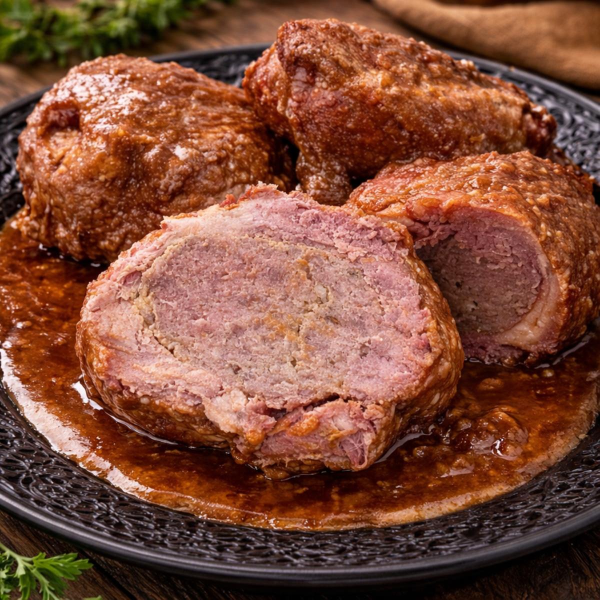 Bauernroulade m. Hackfleisch-Füllung 800g