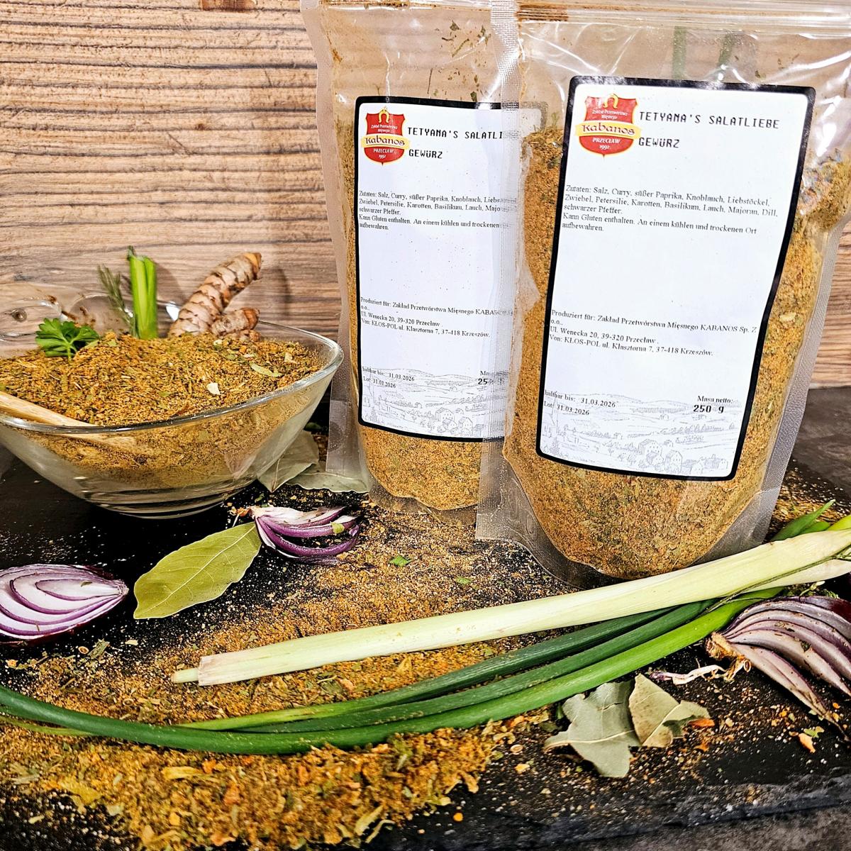 Tetyanas Salatliebe-Gewürz 2x250g