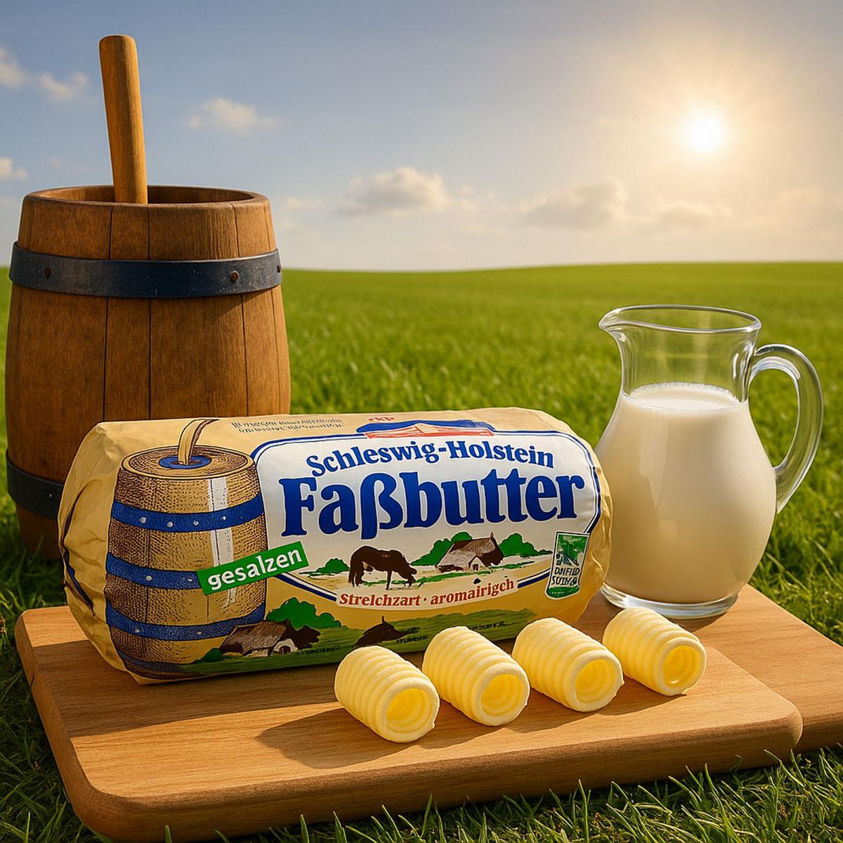 Fassbutter Rolle gesalzen 500g