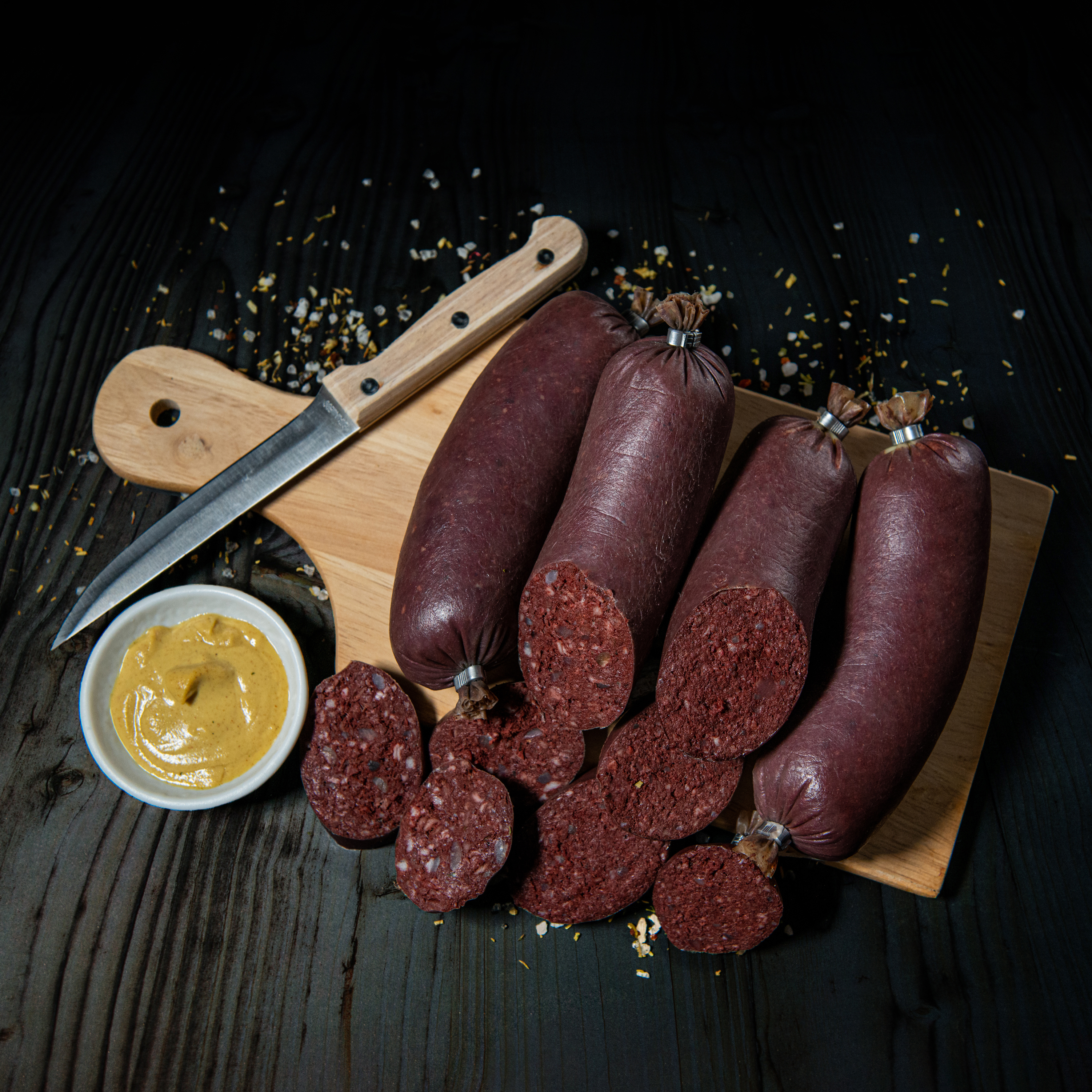 Südtiroler Hausmacherwurst 3 Blutwurst fein/grob