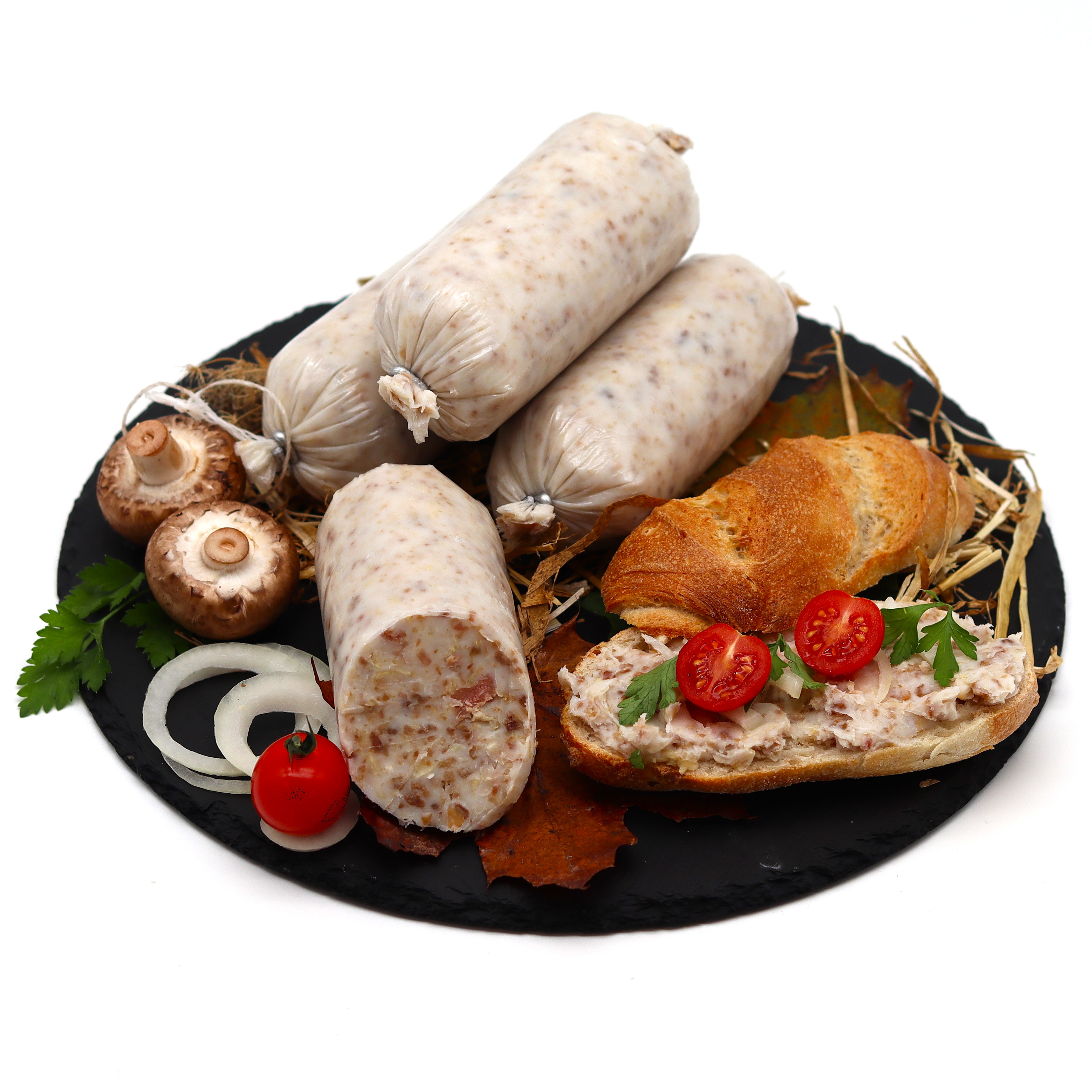 Kerniger Räuberschmalzkette mit Grieben und Zwiebeln 4x250g