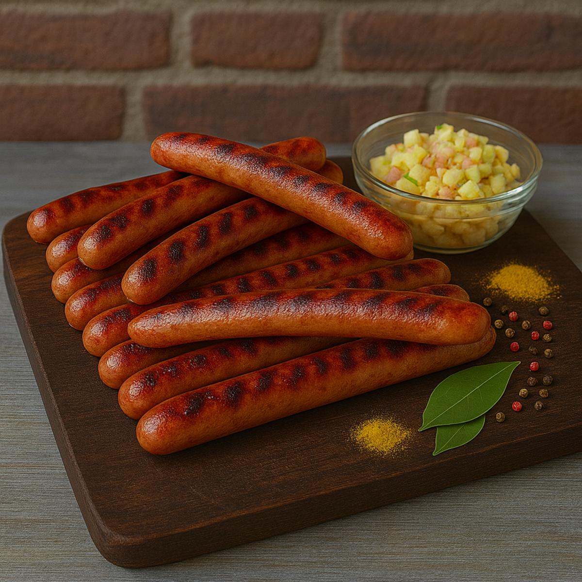 Gelbe Bratwurst im Darm 12x80g