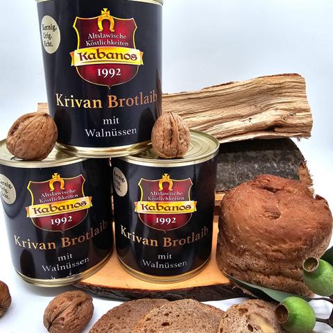 Krivan Brotlaib mit Walnüssen
