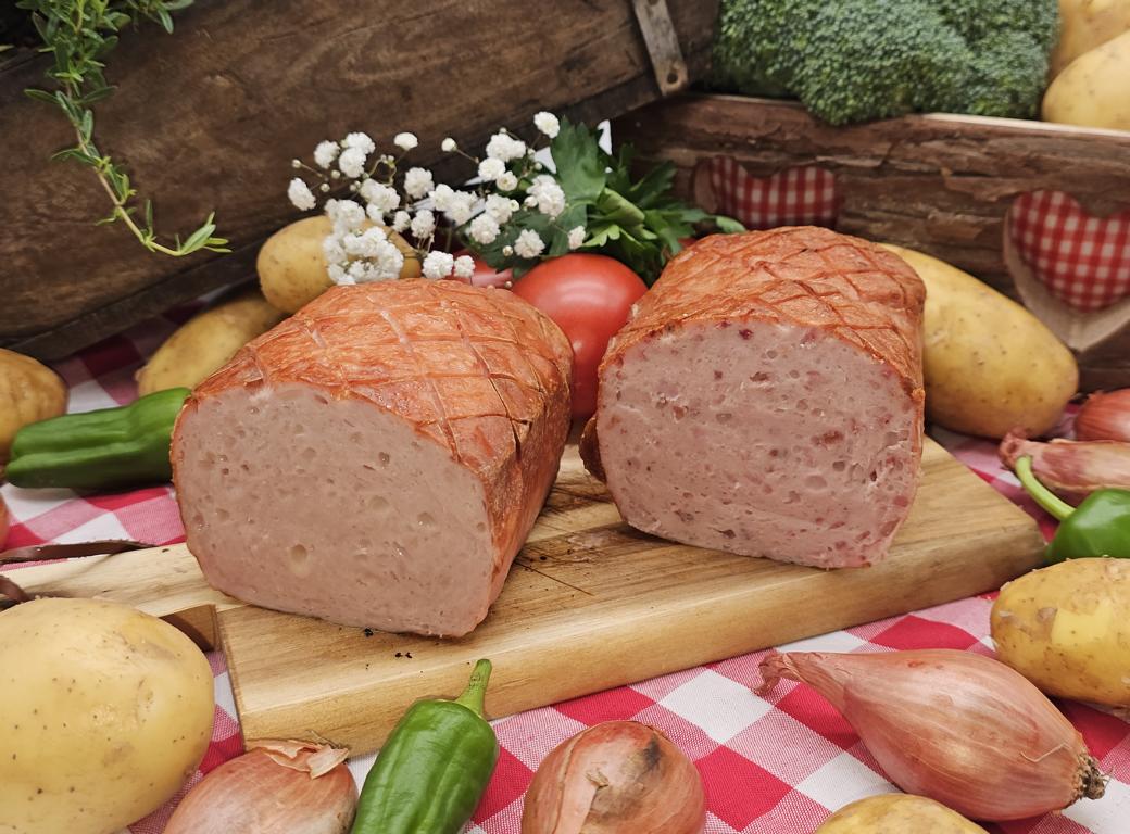 Leberkäse Duo - 1x500g fein, 1x500g Pizza 