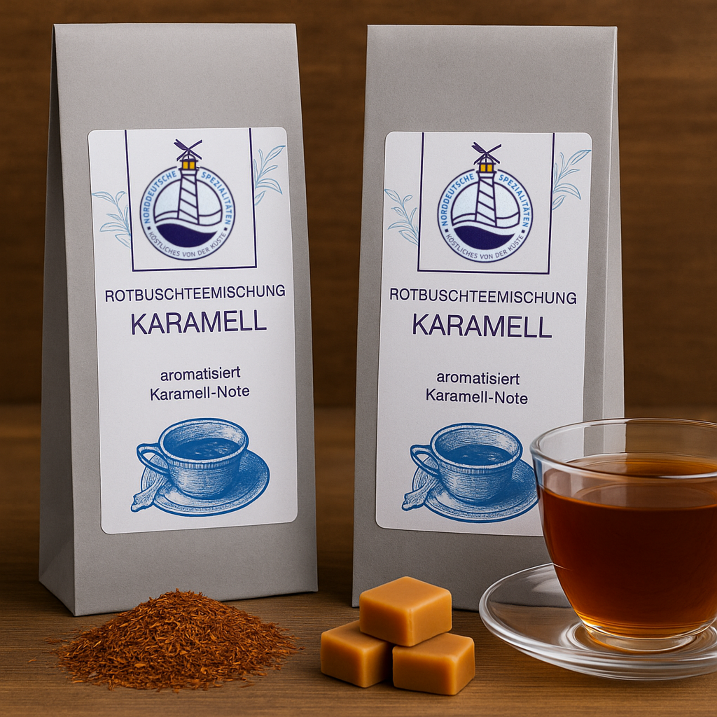 Rotbuschteemischung "Karamell" 2x100g