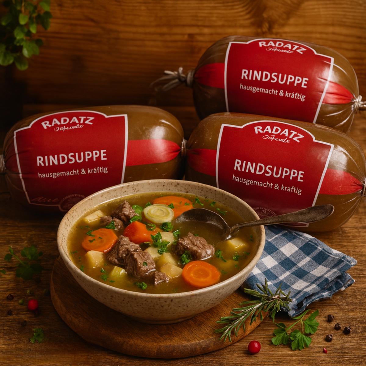 Rindssuppe im Schlauch 3x330g