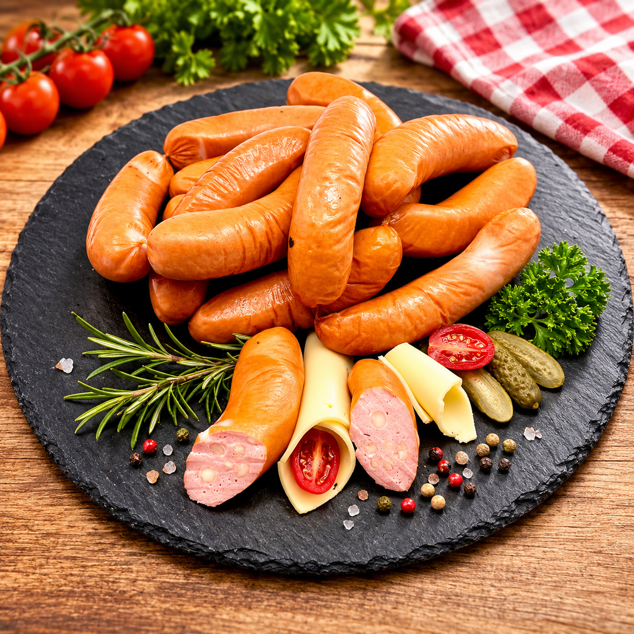 Polnische Traditionswurst mit Käse 2000g