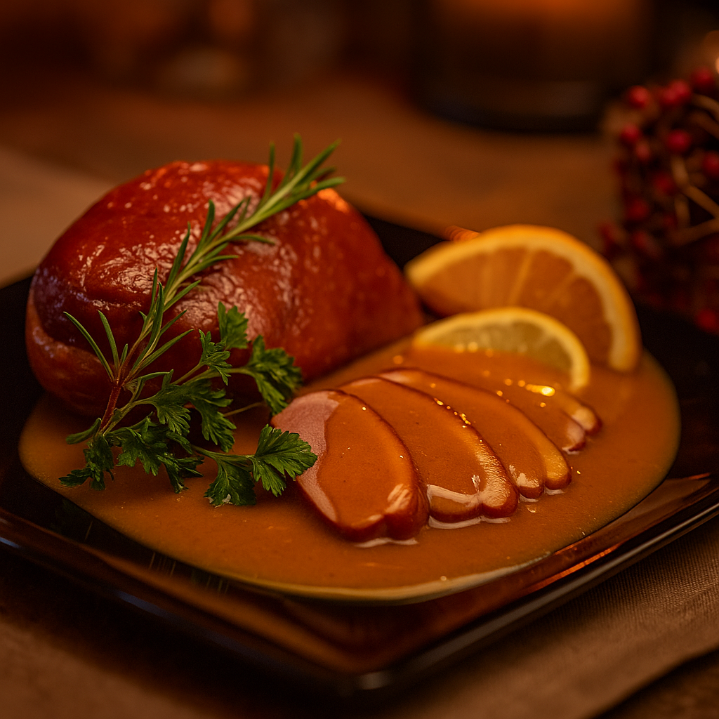 Barbarie Flugentenbrust in Orangensauce 1000g