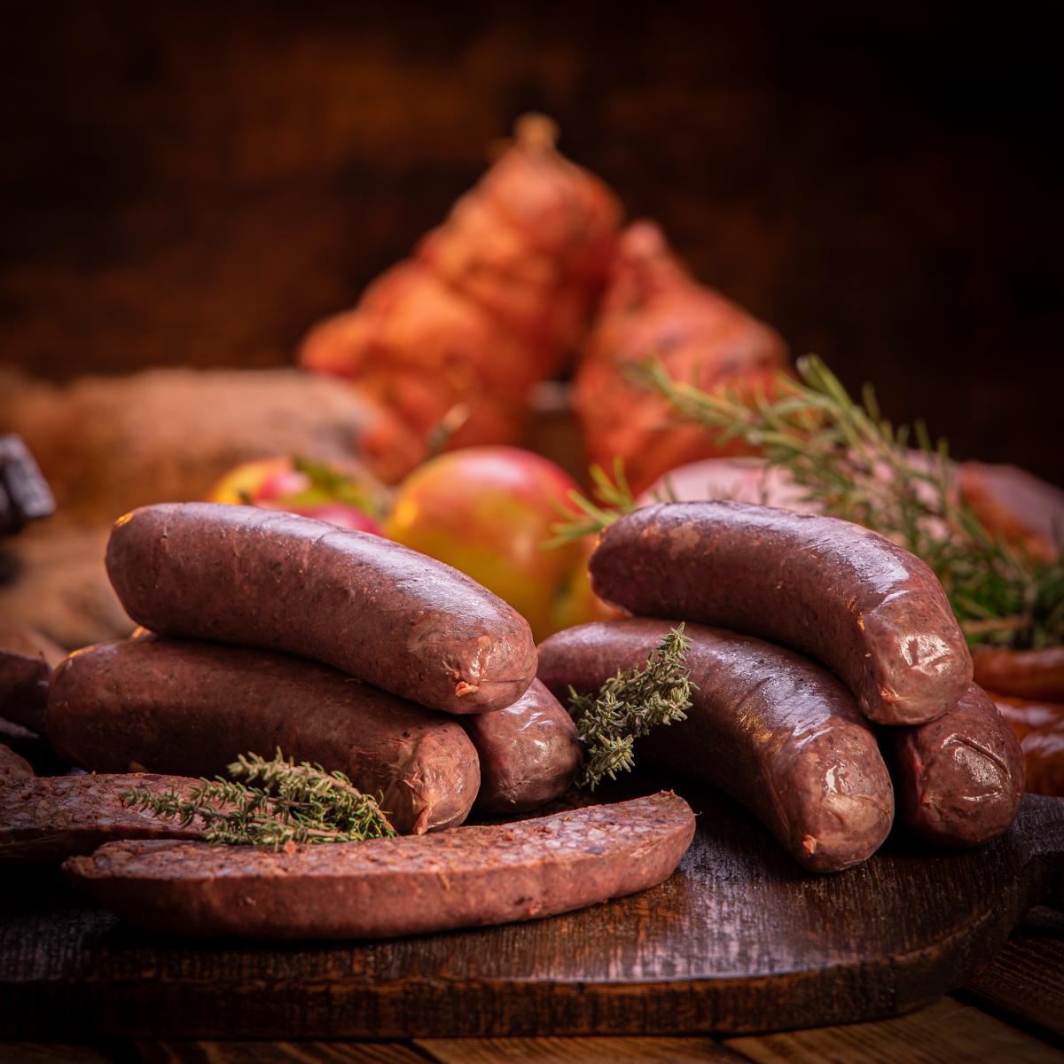 Schlesische Grützwurst - Set bestehend aus: 8 x 125g Grützwurst – 1000g