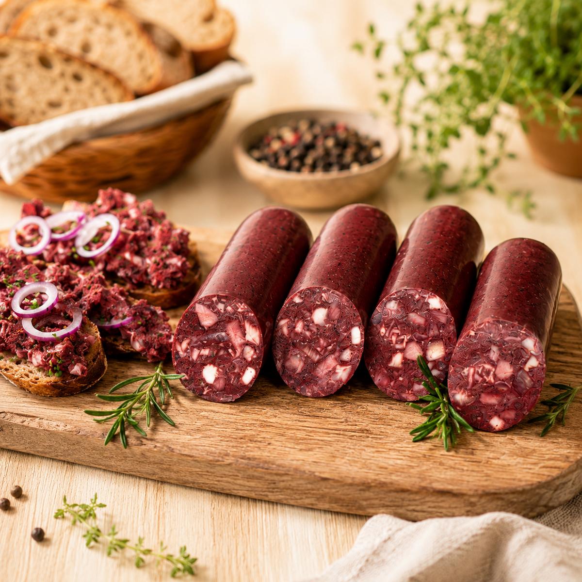 Hausmacher Blutwurst (salzreduziert) 4x200g