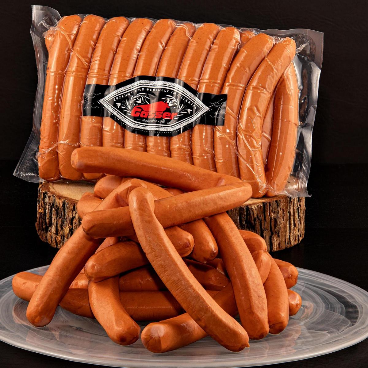 Metzger Gasser´s Wiener-Würstl-Familienpack 1200g - Set bestehend aus 20 Würstl á 60g
