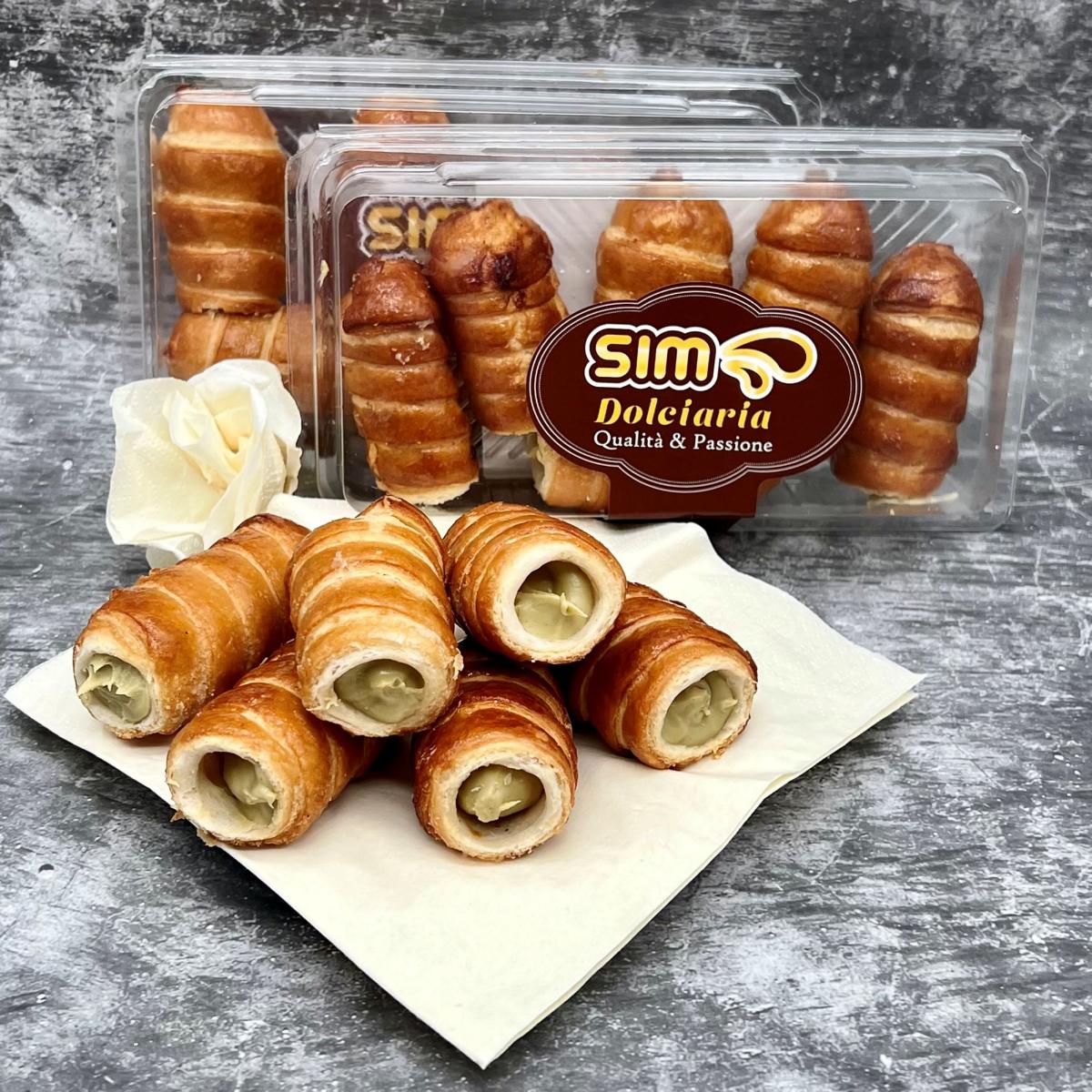 Cannoli crema gusto pistacchio 3x160g