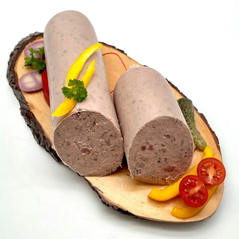 Leberwurst grob im Wachsdarm 840g
