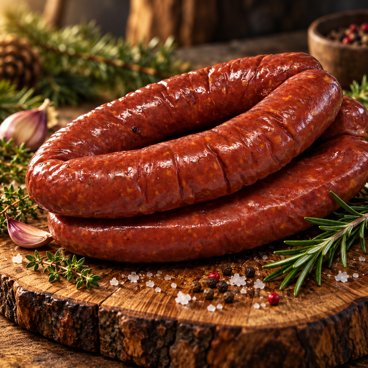 Hirsch-Edelbratwurst 800g