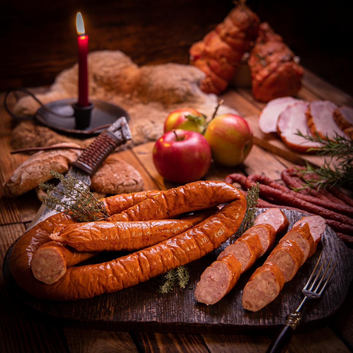 Bauern-Räucherwurst - Set bestehend aus: 4x 200g Räucherwurst – 800g