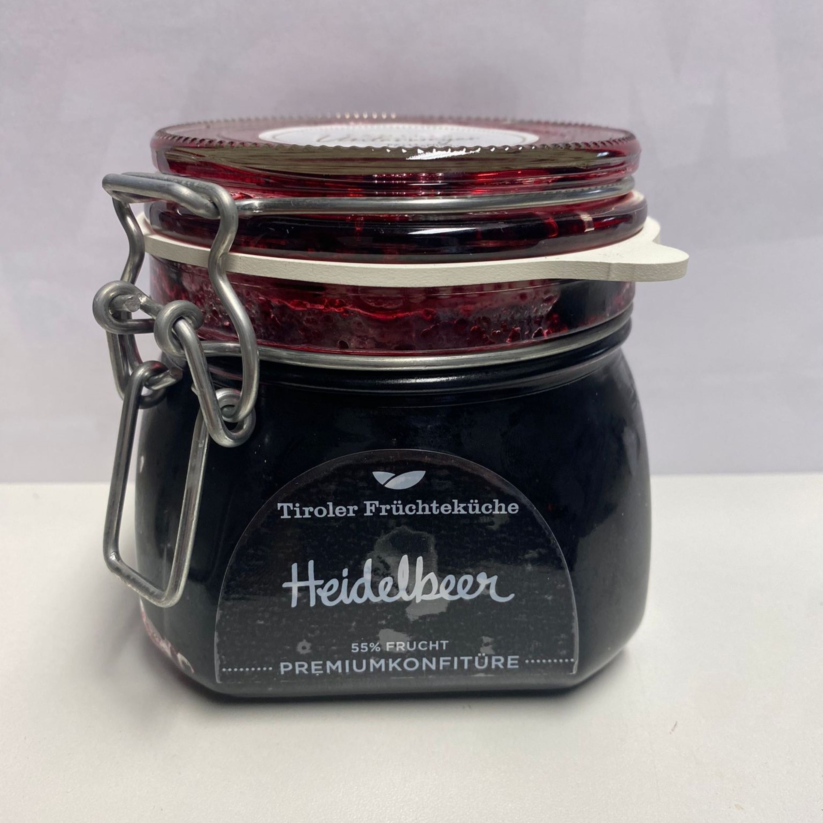 Heidelbeer Konfitüre im Rexglas