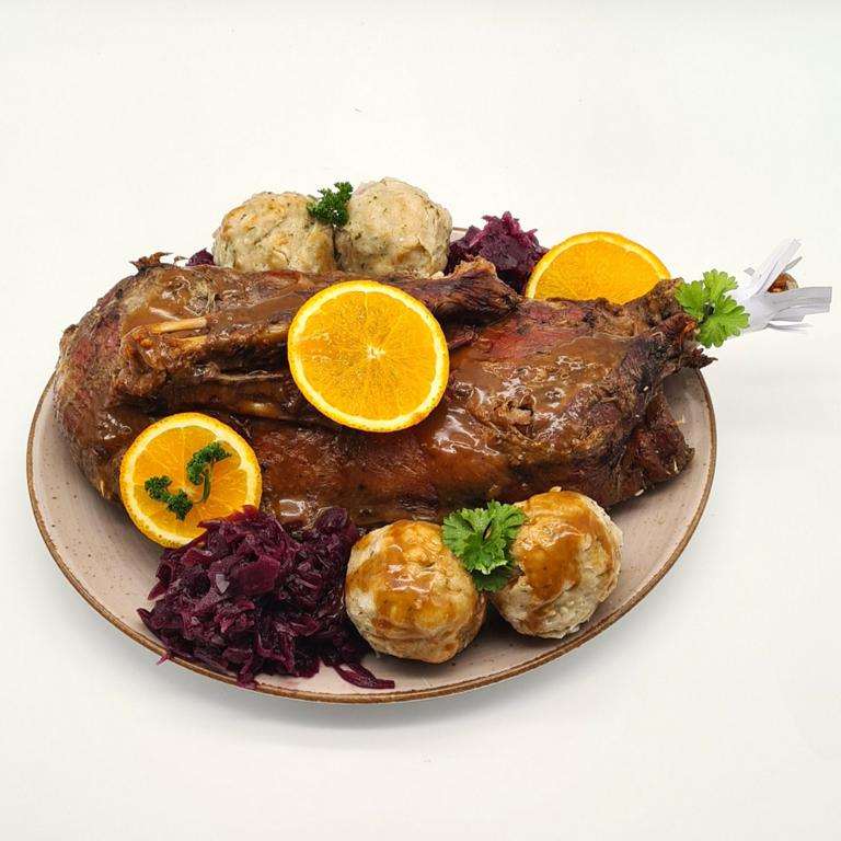 Festtagsgänsemenü für 2-4 Personen