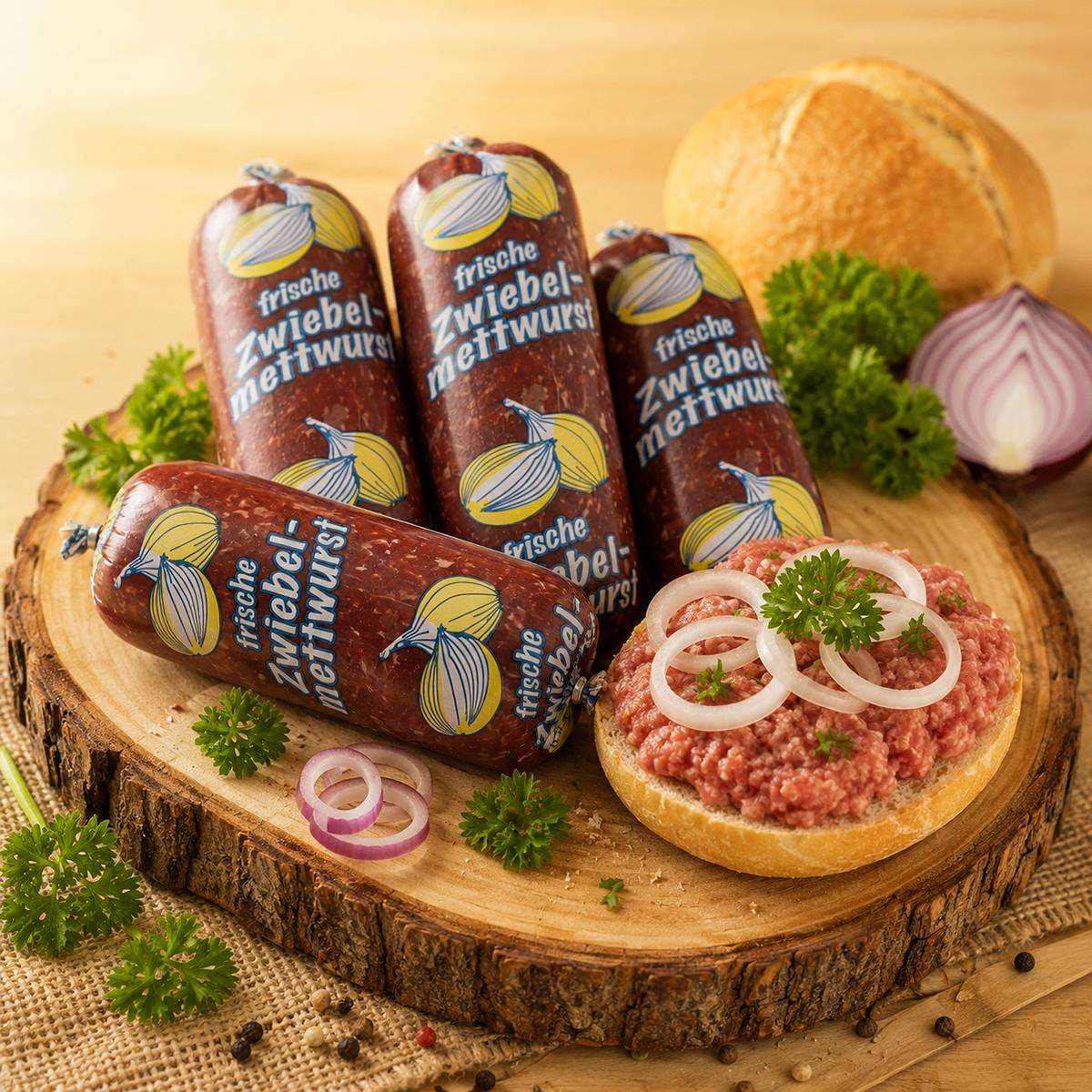Rinder-Zwiebelmett 4x200g